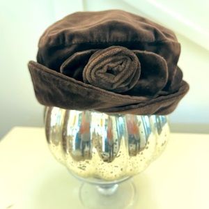 Gap Baby - Brown Velvet Hat - Size: 0-6mos
